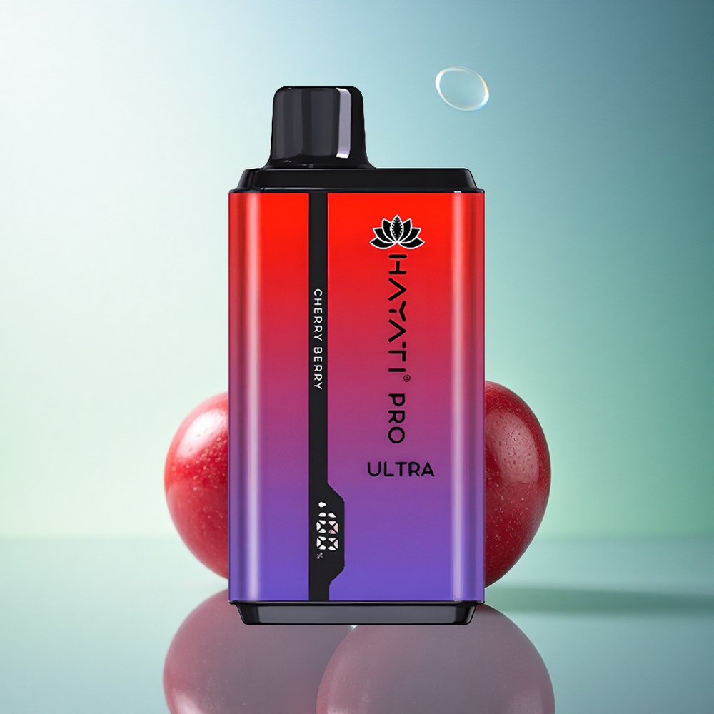 Hayati Pro Ultra 15000 Puffs Cherry Berry 850mAh 24ml 2% Nicotine