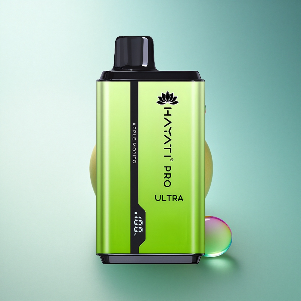 Hayati Pro Ultra 15000 Puffs Apple Mojito 850mAh 2 12ml