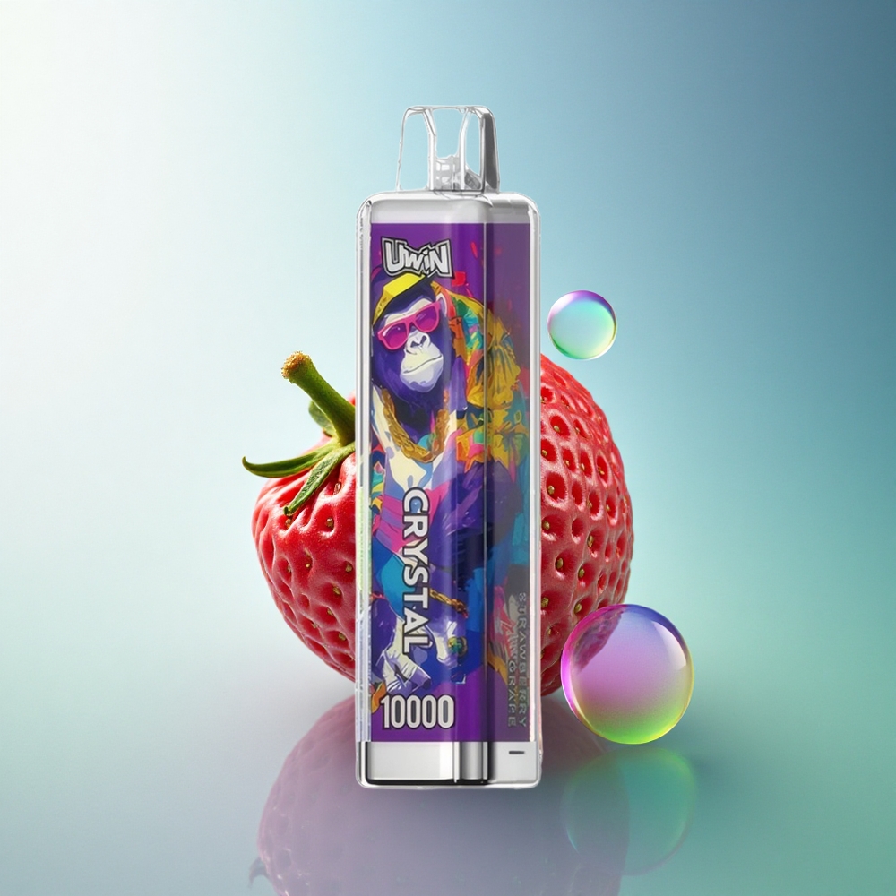 Uwin Crystal 10000 Puffs Strawberry Grape RGB Mesh 650mAh