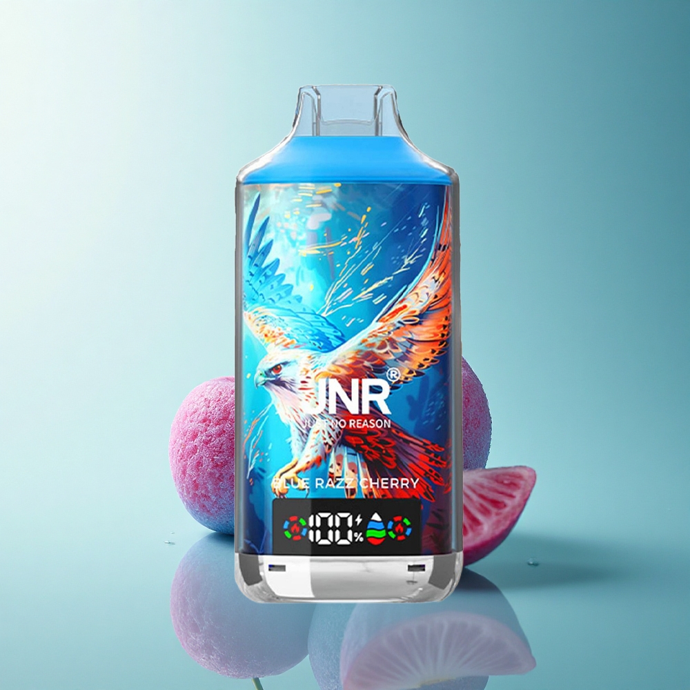 JNR Falcon X 18000 Blue Razz Cherry 750mAh Dual Mesh 5% Nicotine