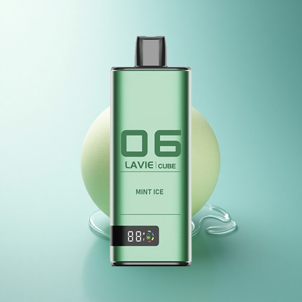 Lavie Cube 20000 Puffs Mint Ice 28ML 5% Nicotine 600mAh