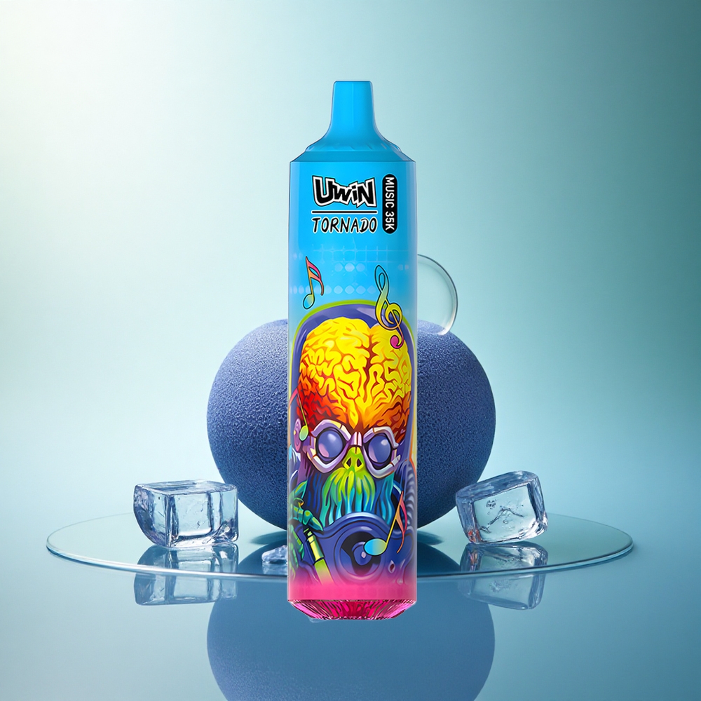 Uwin Tornado 35K Music Puffs Blueberry On Ice with 5% Nicotine and 600mAh