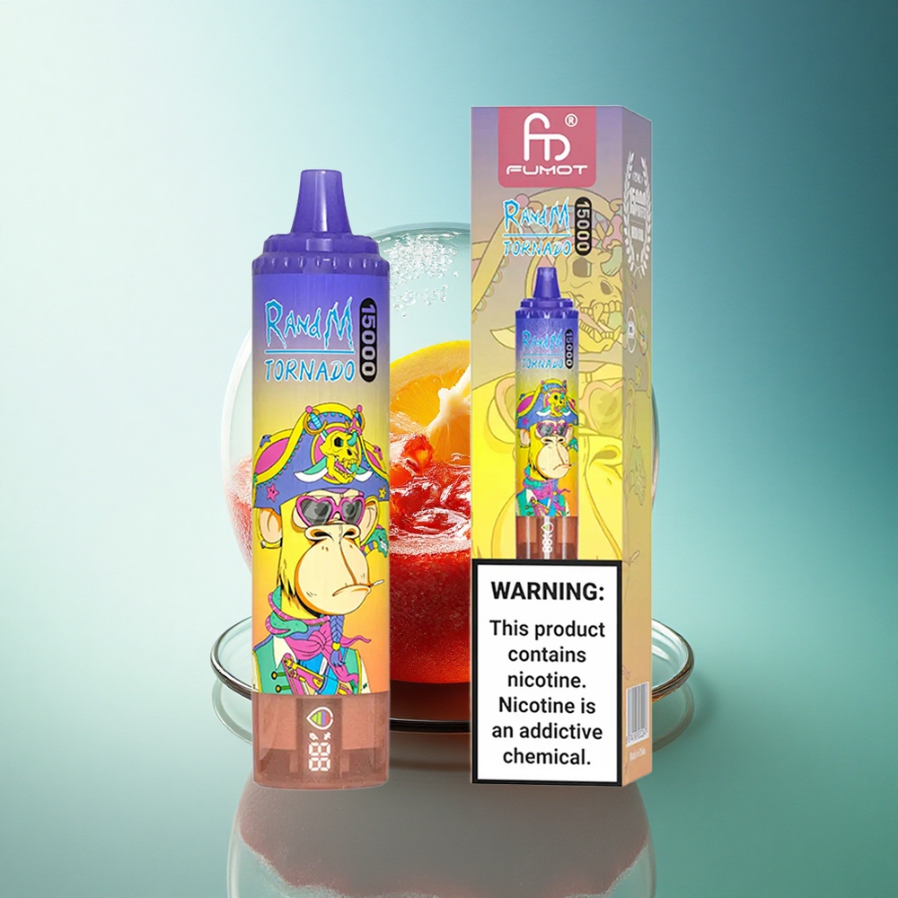 RandM Fumot Tornado 15000 Puffs Cola Ice 25ml Mesh LCD