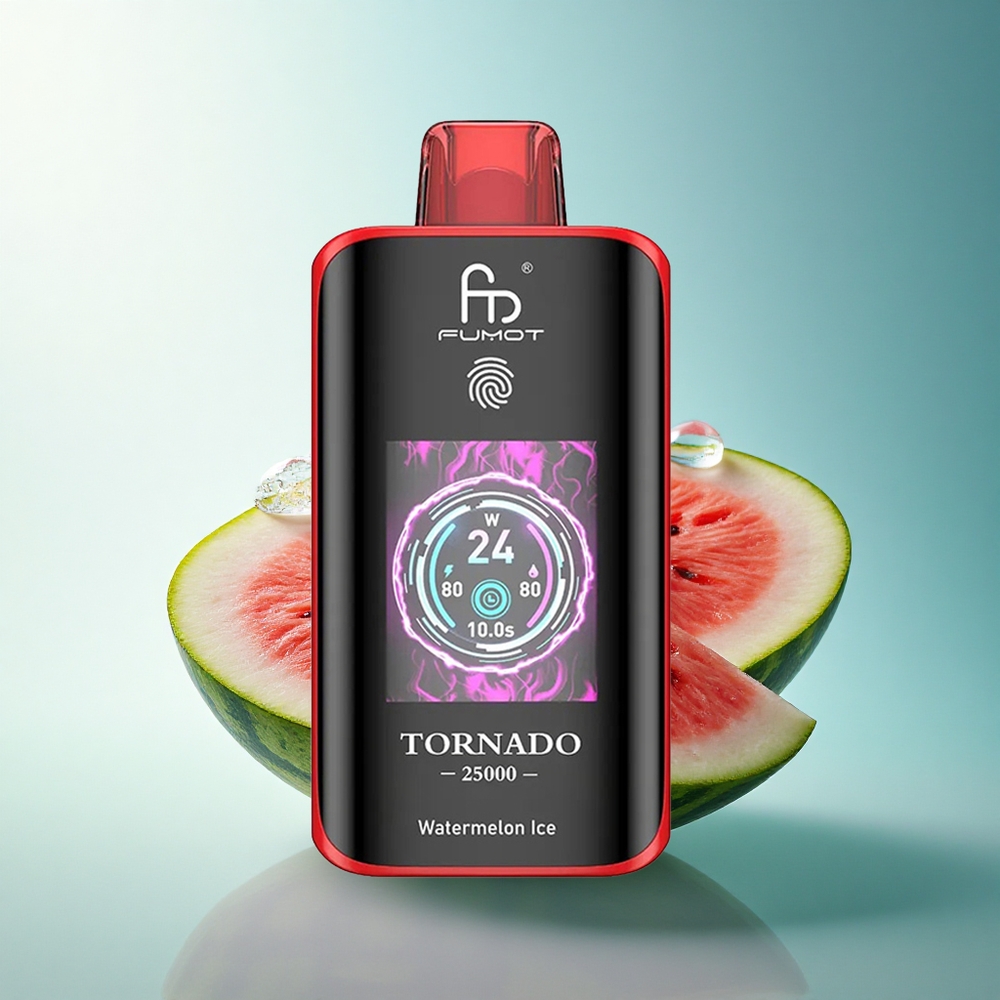 Fumot Tornado 25000 Puffs Watermelon Ice HD Screen 700mAh 20ml