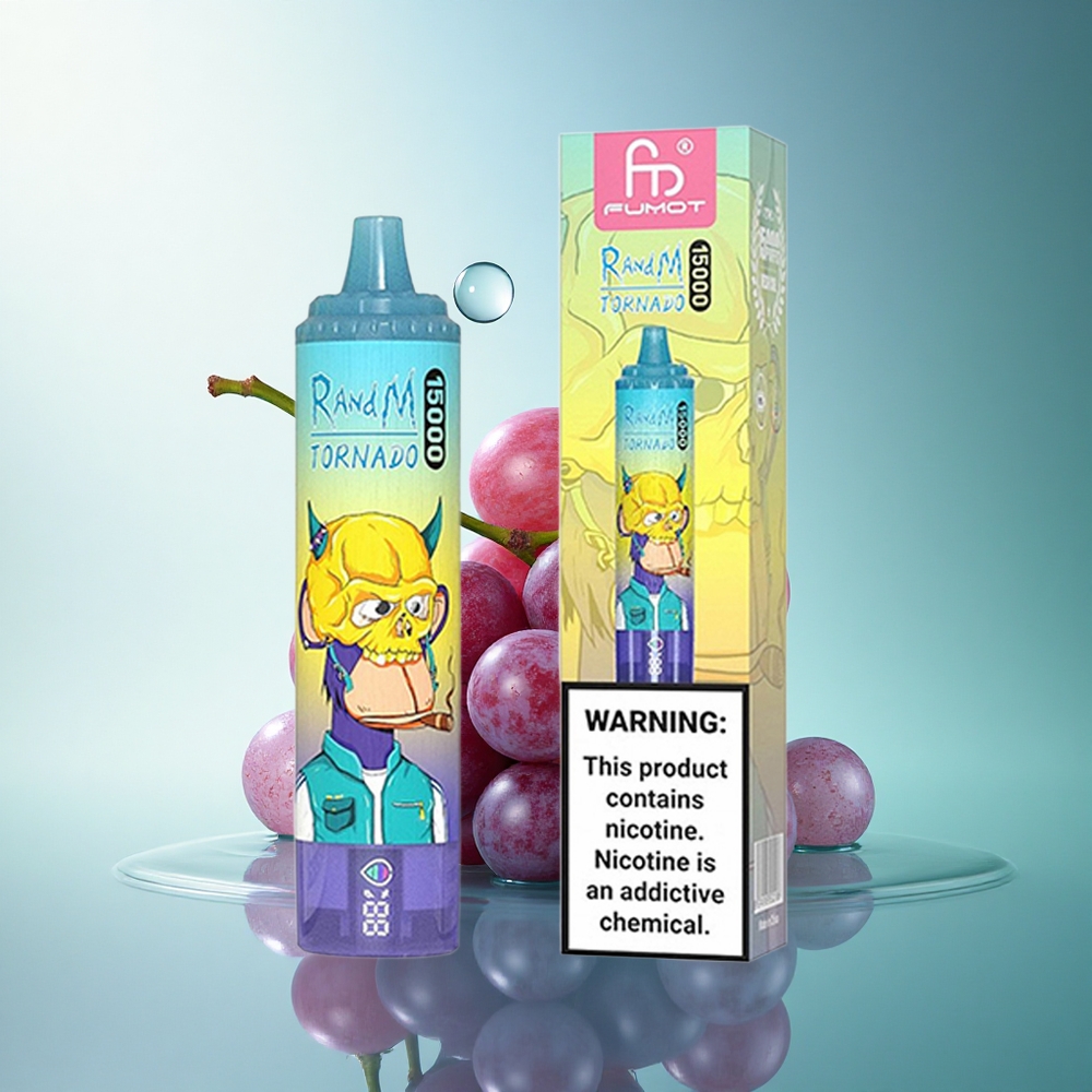 RandM Fumot Tornado 15000 Puffs Grape Ice 25ml