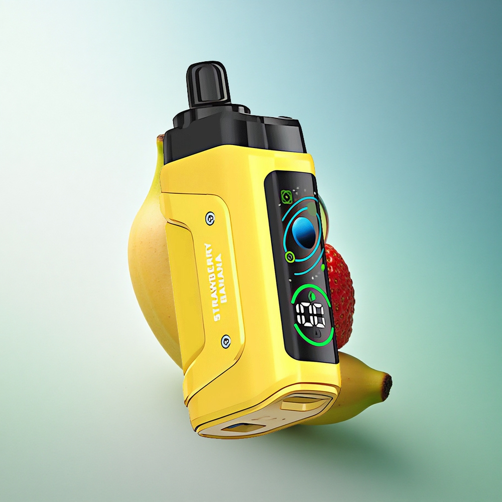 Razz Bar 45000 Puffs Strawberry Banana Mesh 20mg Nicotine 650mAh