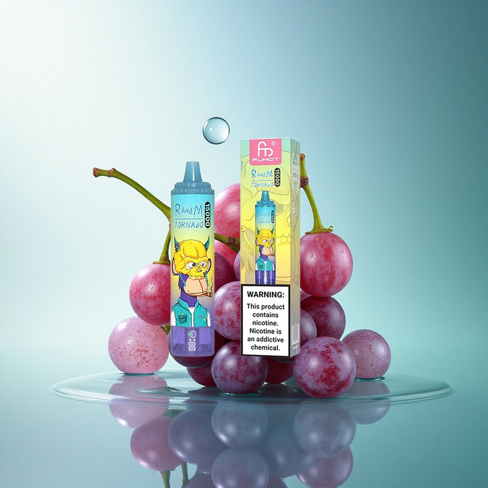 RandM Fumot Tornado 15000 Puffs Grape Ice 25ml