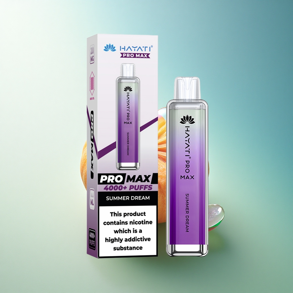 Hayati Pro Max 4000 Puffs Summer Dream Crystal 5% Nicotine 1400mAh