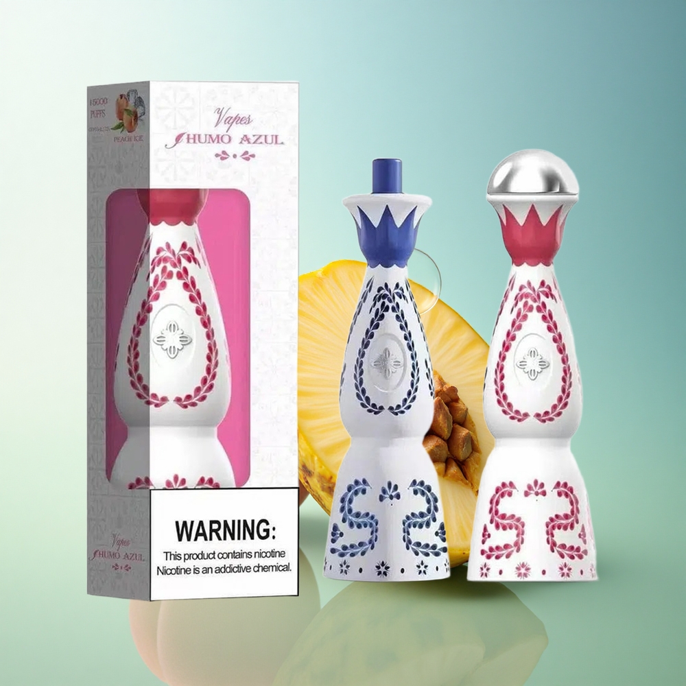 Humo Azul 15000 Puffs Peach Mango Pineapple 5% Nicotine 500mAh USB-C