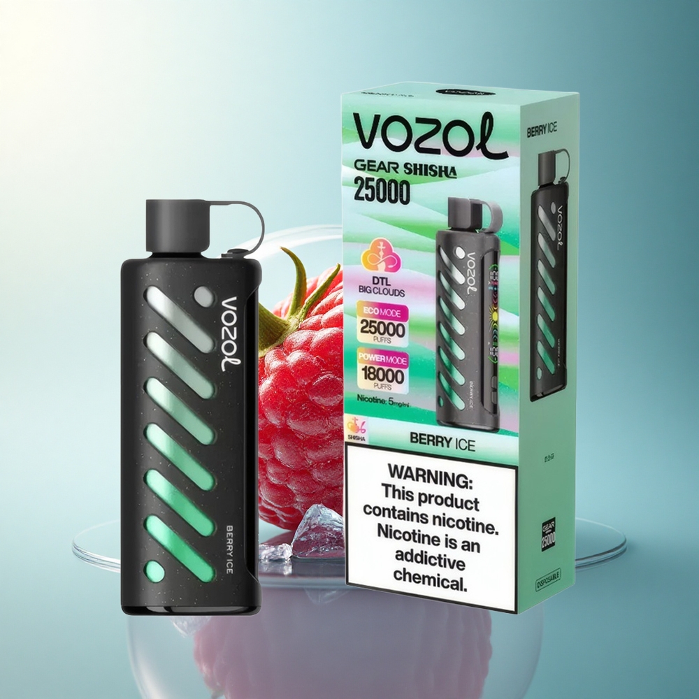 VOZOL Gear Shisha 25000 Puffs Berry Ice Dual Mesh 1000mAh