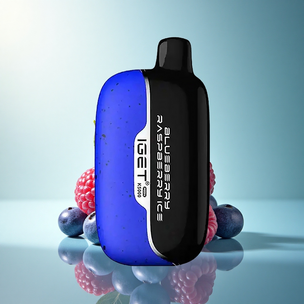 IGET Moon K5000 Puffs Blueberry Raspberry Ice PC Mesh Coil 1.35 Ohm
