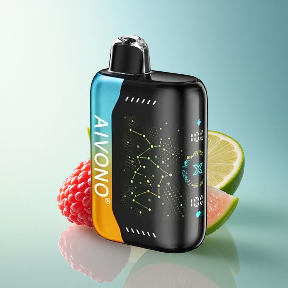 Aivono Aim Boom 25000 Puffs Raspberry Peach Lime 650mAh 0% Nicotine