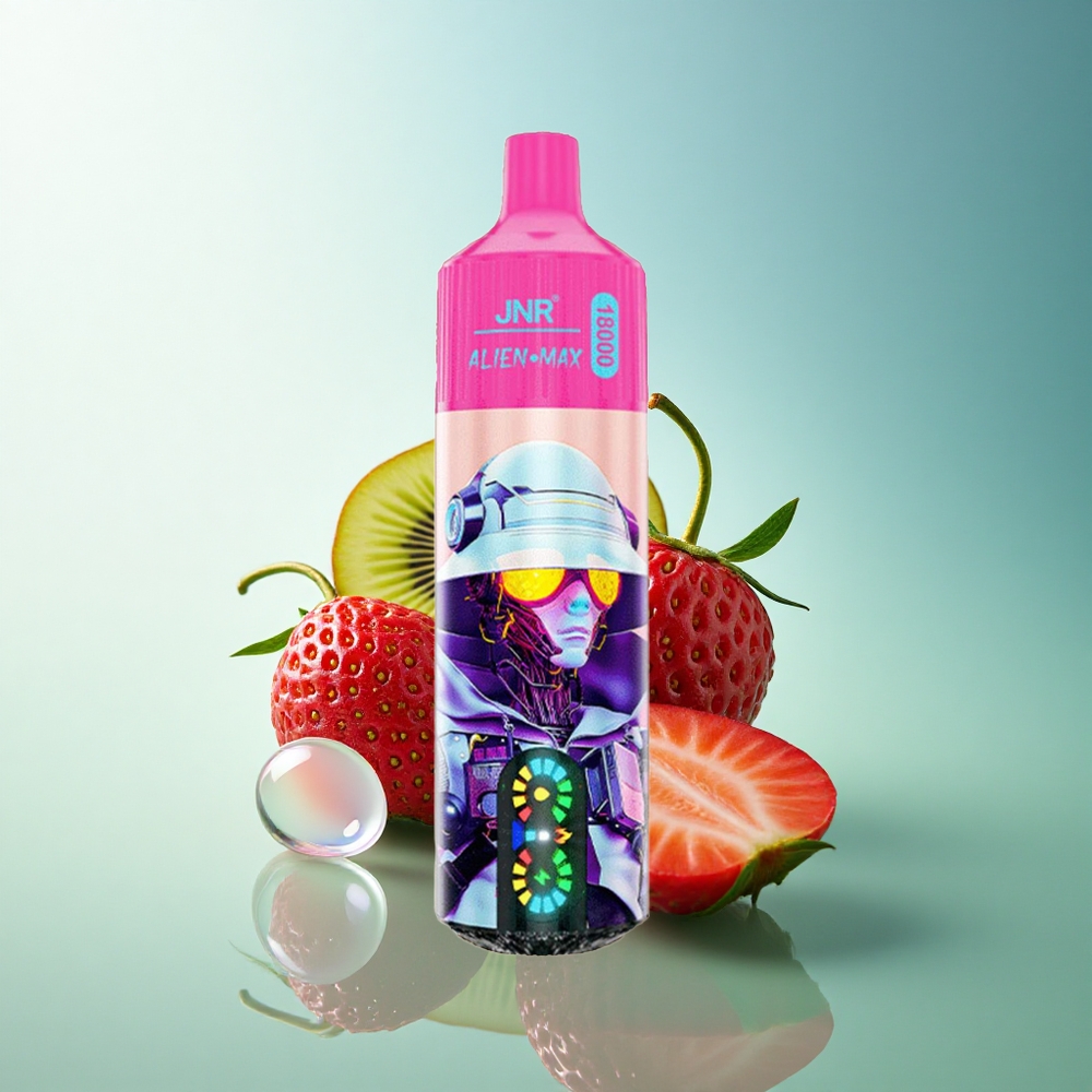 JNR Alien Max 18000 Strawberry Kiwi Dual Mesh 850mAh