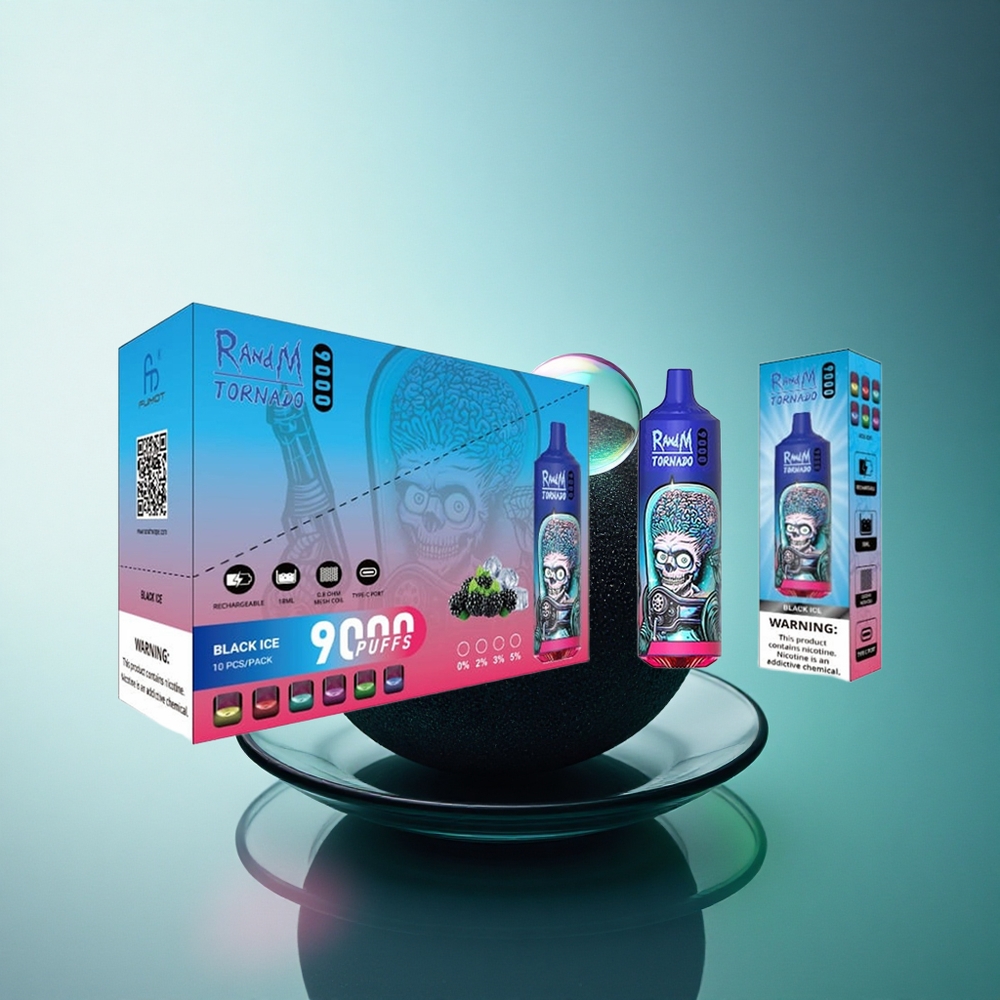 RandM Fumot Tornado 9000 Puffs Black Ice Mesh 850mAh 18mL