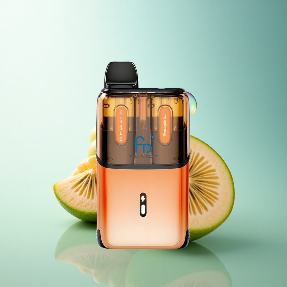 Fumot Ultra T32000 Puffs Kiwi Passion Fruit Guava - Pineapple Ice 800mAh 24ml Mesh Coil
