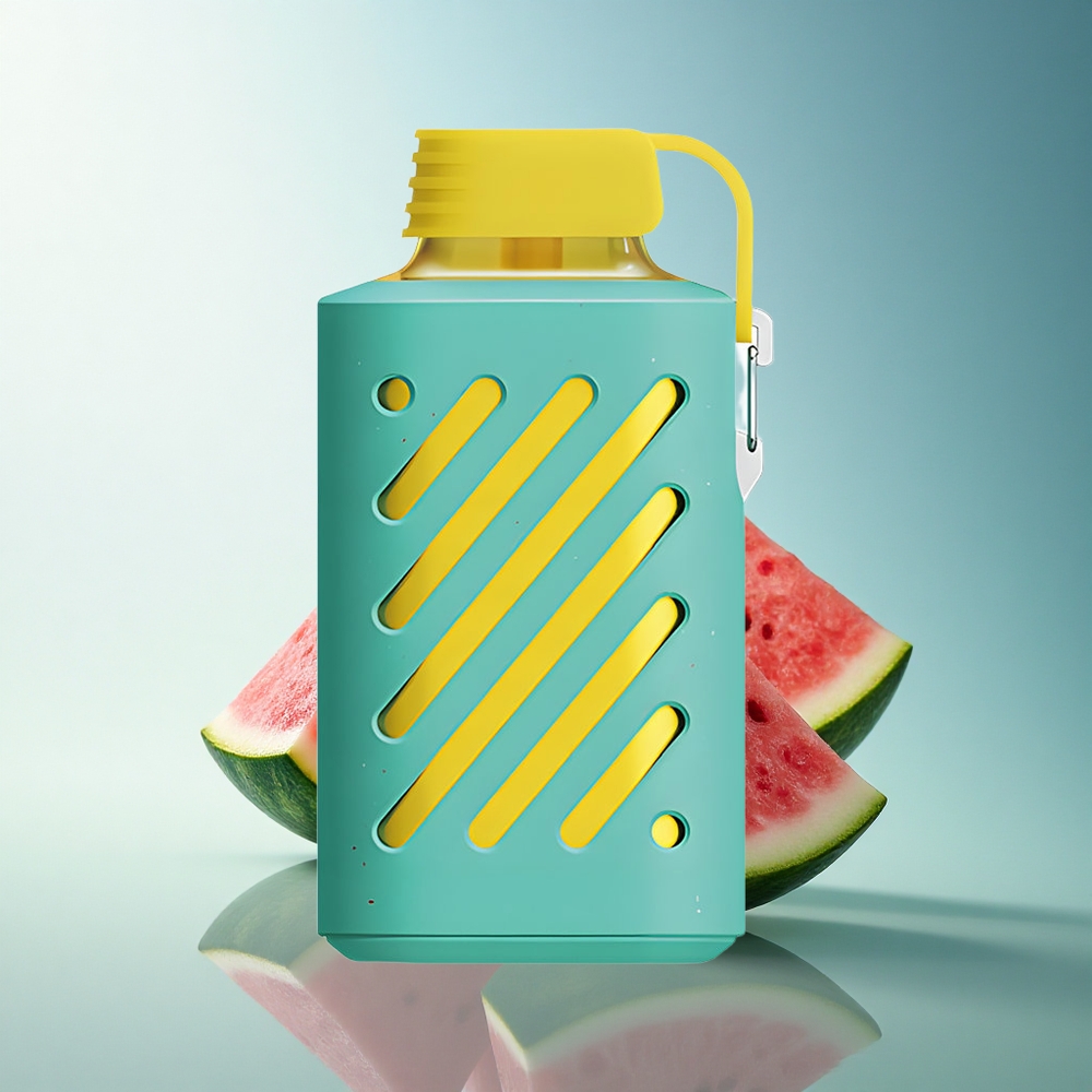 VOZOL GEAR 10000 Puffs Raspberry Watermelon Disposable Vape with 500mAh Battery and Mesh Coil