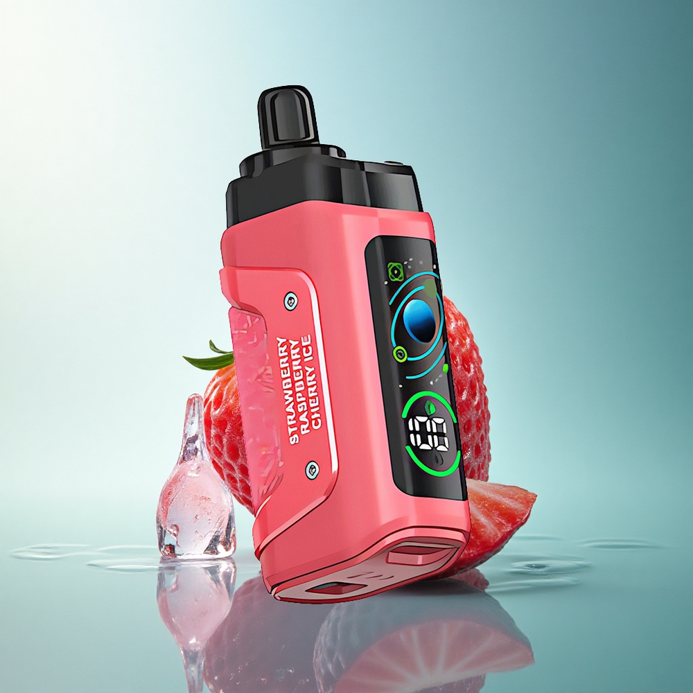 Razz Bar 45000 Puffs Strawberry Cherry Ice 650mAh Adjustable Airflow