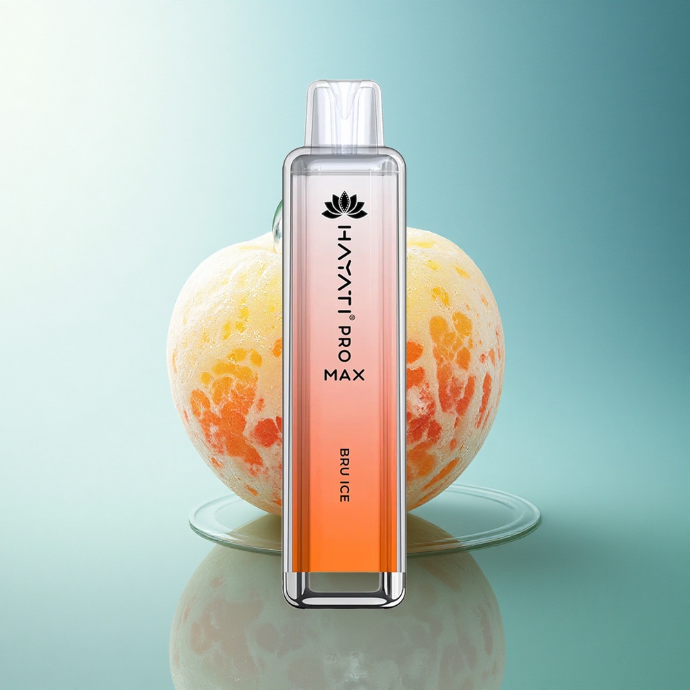 Hayati Pro Max 4000 Puffs Bru Ice Dual Mesh 1400mAh Rechargeable