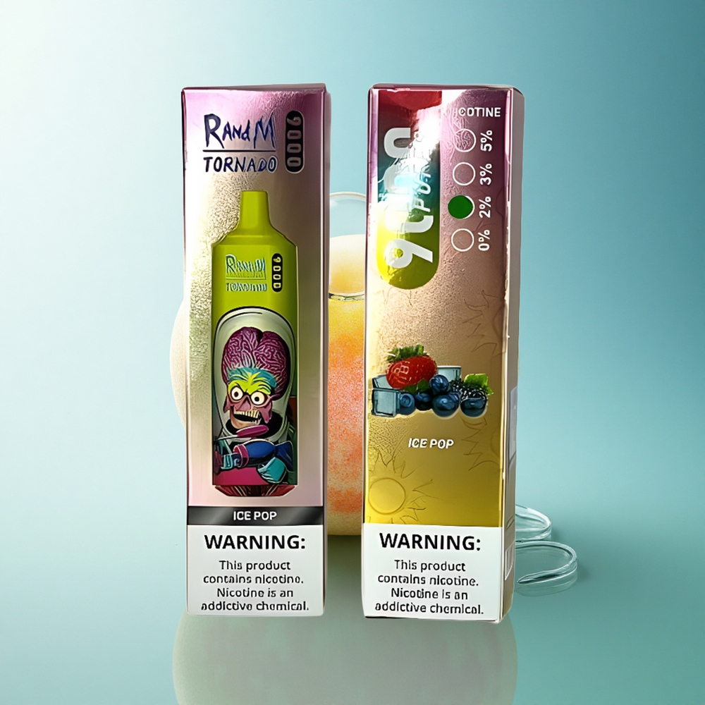 RandM Fumot Tornado 9000 Puffs Ice Pop Mesh 850mAh 18mL