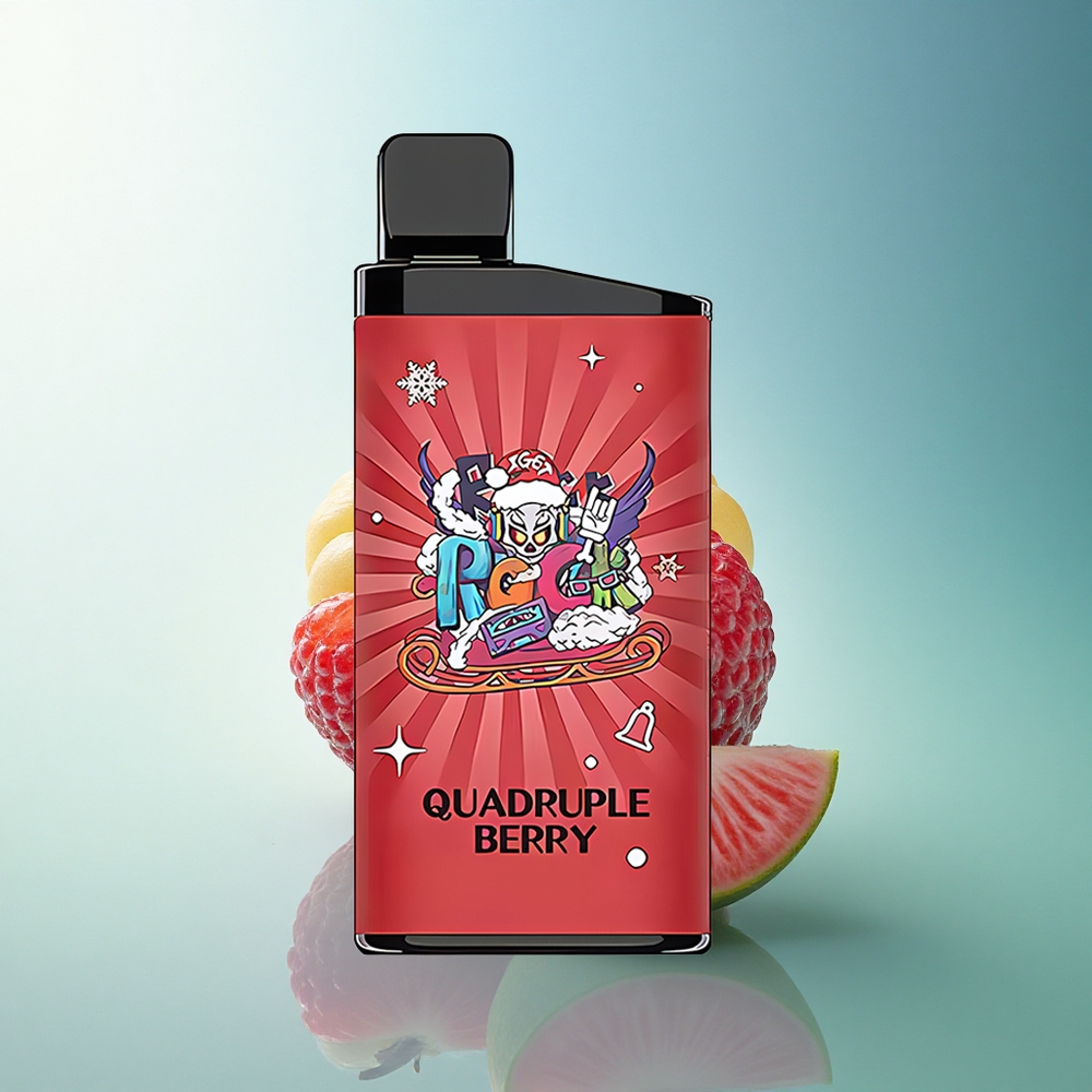 IGET Bar 3500 Puffs Quadruple Berry 1400mAh Mesh Coil