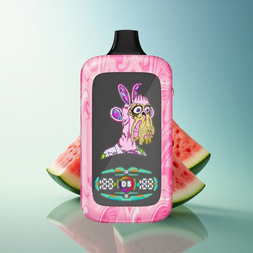 Fumot Digital Monkey 20000/40000 Puffs Strawberry Watermelon Dual Mesh 850mAh Nicotine 5%