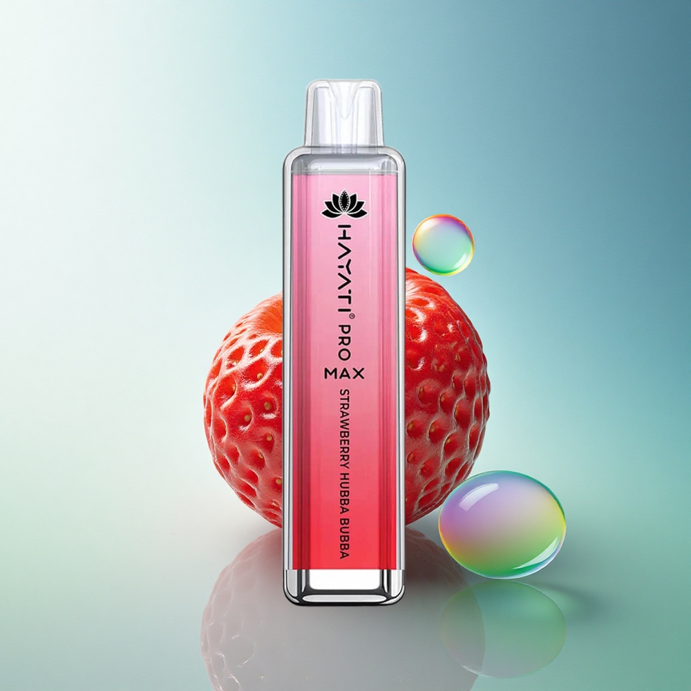 Hayati Pro Max 4000 Puffs Strawberry Bubba Dual Coil 1400mAh