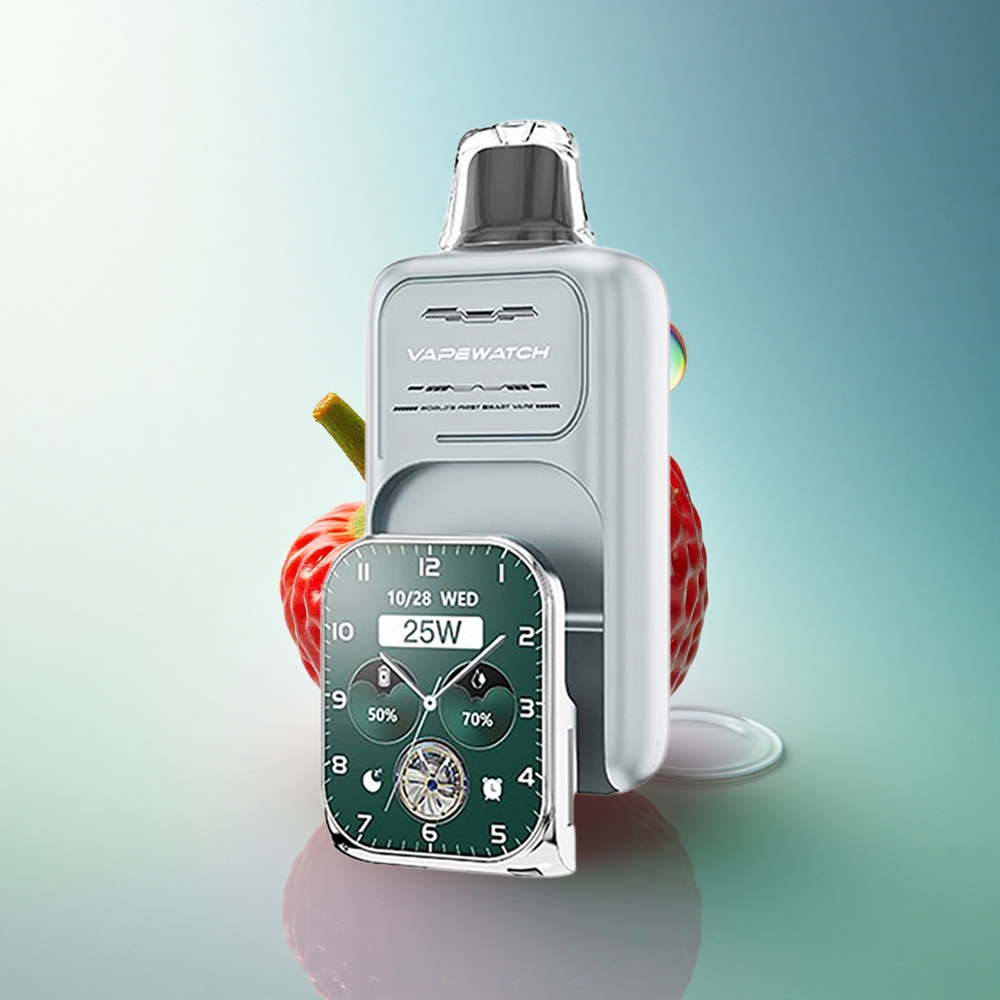 JNR VapeWatch 30000 Strawberry Ice Dual Mesh 19mL 5% Nicotine