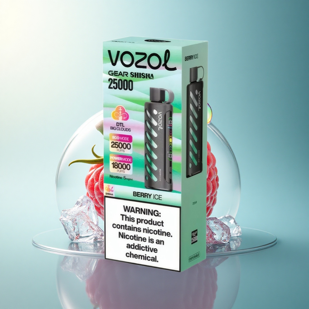 VOZOL Gear Shisha 25000 Puffs Berry Ice Dual Mesh 1000mAh
