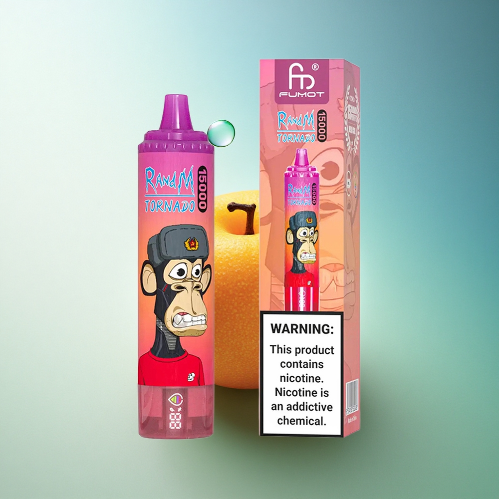 RandM Fumot Tornado 15000 Puffs Dragon Fruit Mesh 25ml 5% Nicotine