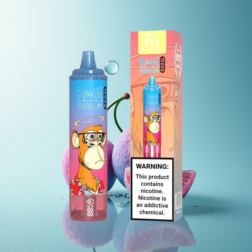 RandM Fumot Tornado 15000 Puffs Blue Razz Cherry Mesh 25ml 850mAh