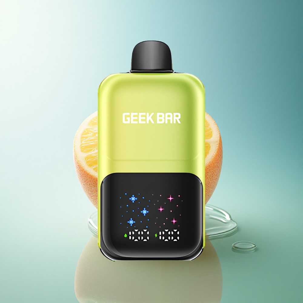 GEEK BAR 2GO 20ml 50000 Puffs Sour Apple Ice Dual Tank Rechargeable 5% Nicotine