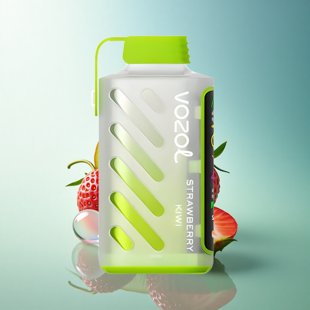 VOZOL Gear Power 20000 Puffs Strawberry Kiwi Dual Mesh 20mL 5% Nicotine