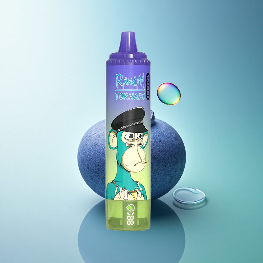 RandM Fumot Tornado 15000 Puffs Blueberry Bubble Gum 25ml 850mAh Mesh