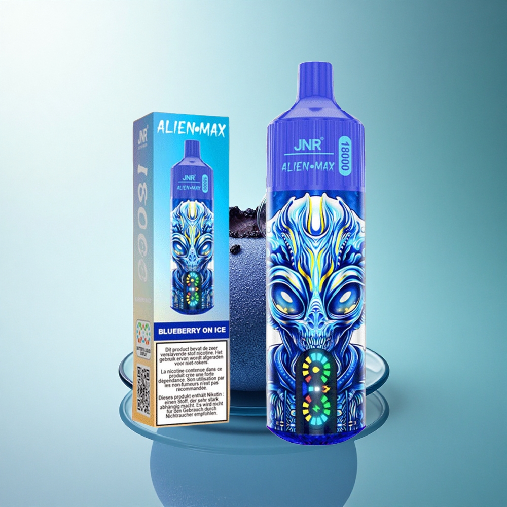 JNR Alien Max 18000 Blueberry On Ice Dual Mesh Coil 850mAh