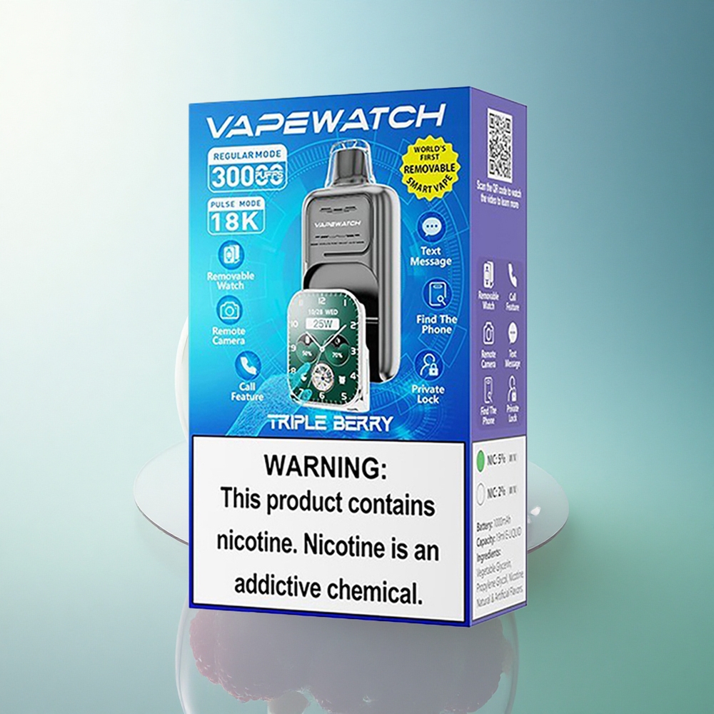 JNR VapeWatch 30000 Triple Berry Dual Mesh 19mL 5% Nicotine