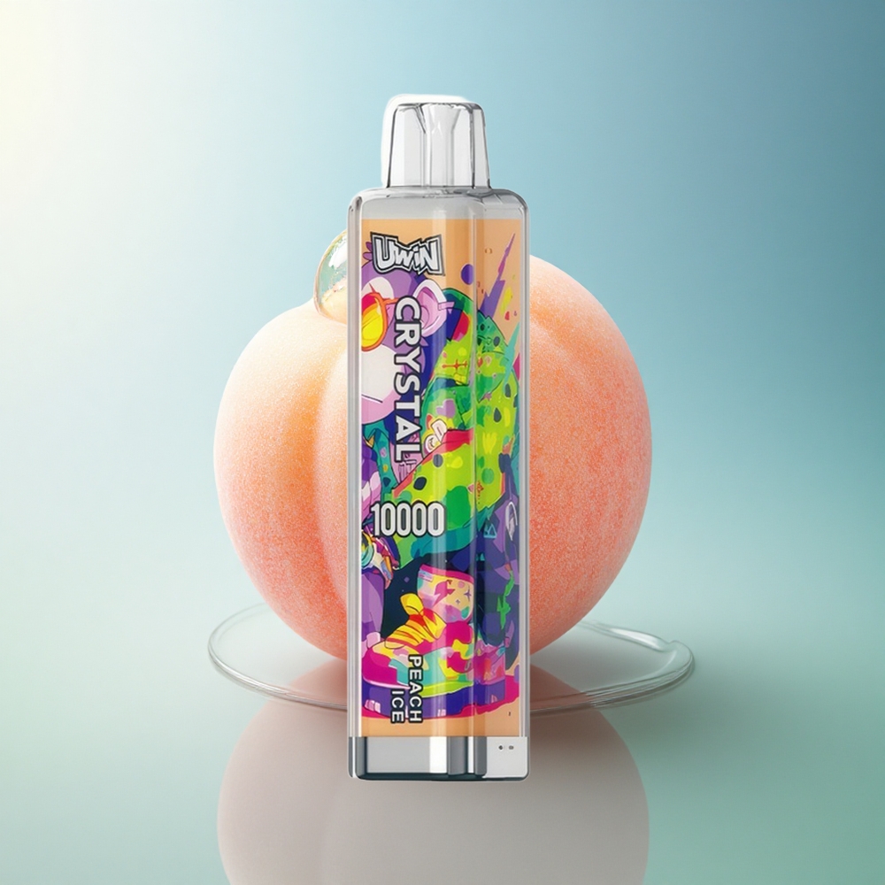 Uwin Crystal 10000 Puffs Peach Ice RGB 5% Nicotine 650mAh
