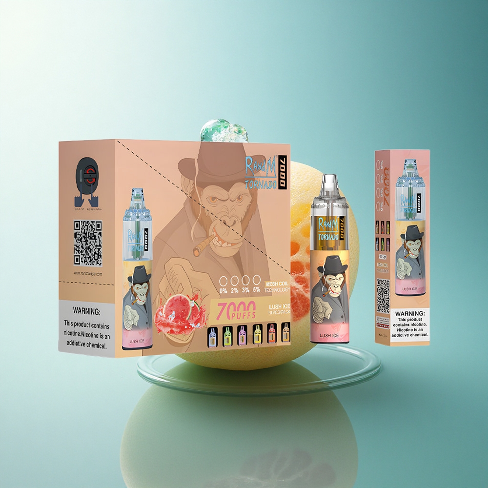 RandM Fumot Tornado 7000 Puffs Lush Ice Mesh Coil 850mAh