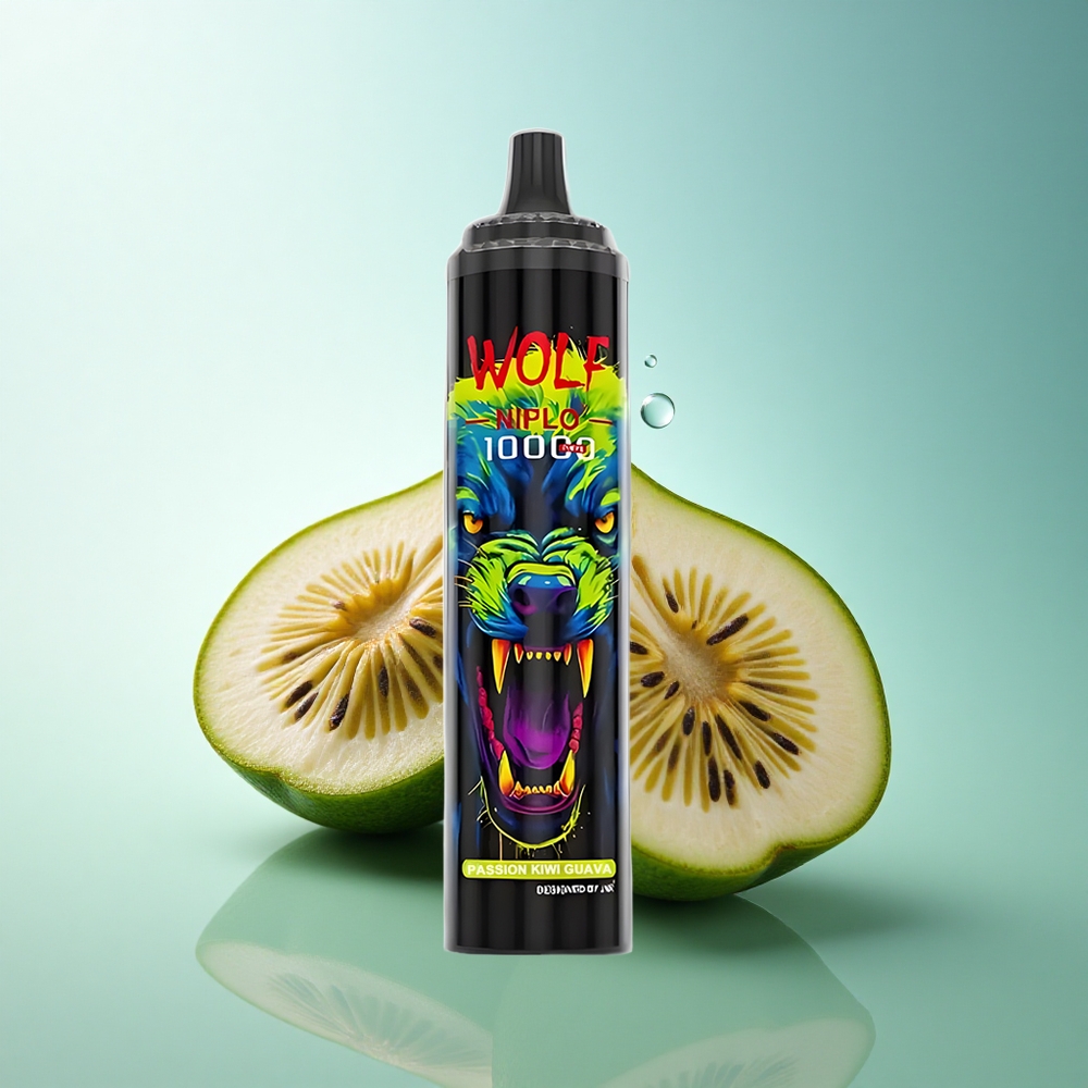 JNR Wolf Niplo 10000 Passion Kiwi Guava 650mAh Type-C 20ml