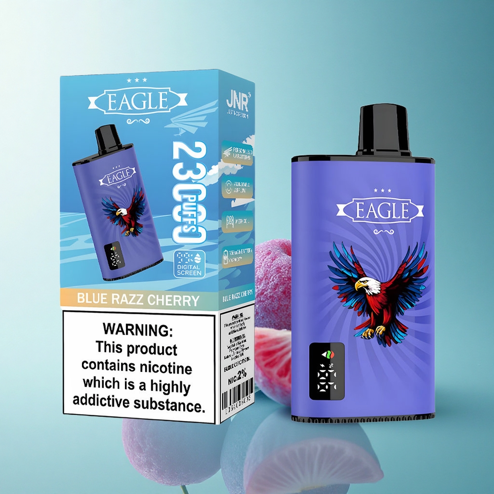 JNR EAGLE Smart 23000 Blue Razz Cherry 750mAh Adjustable Airflow