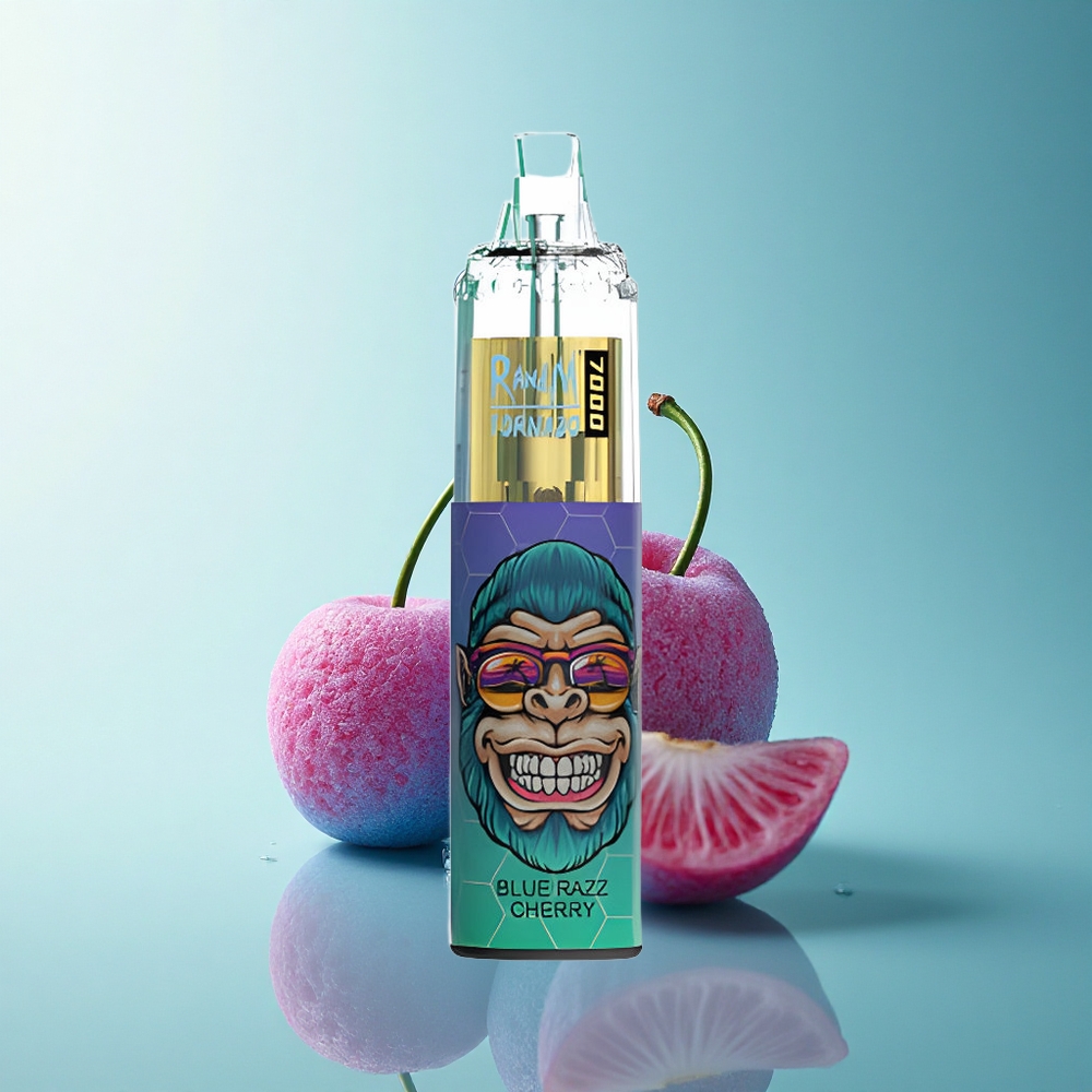 RandM Fumot Tornado 7000 Puffs Blue Razz Cherry 14mL Mesh 850mAh