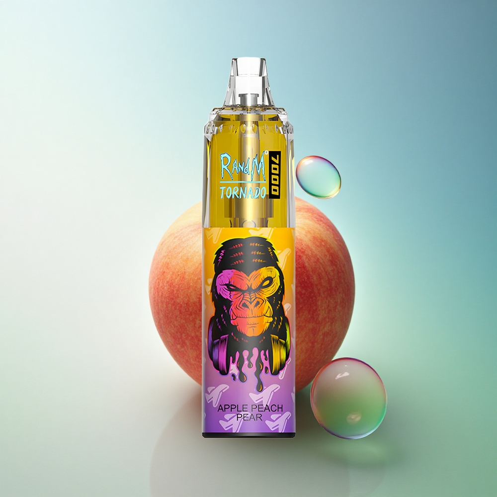 RandM Fumot Tornado 7000 Puffs Apple Peach Pear 14mL 850mAh Mesh