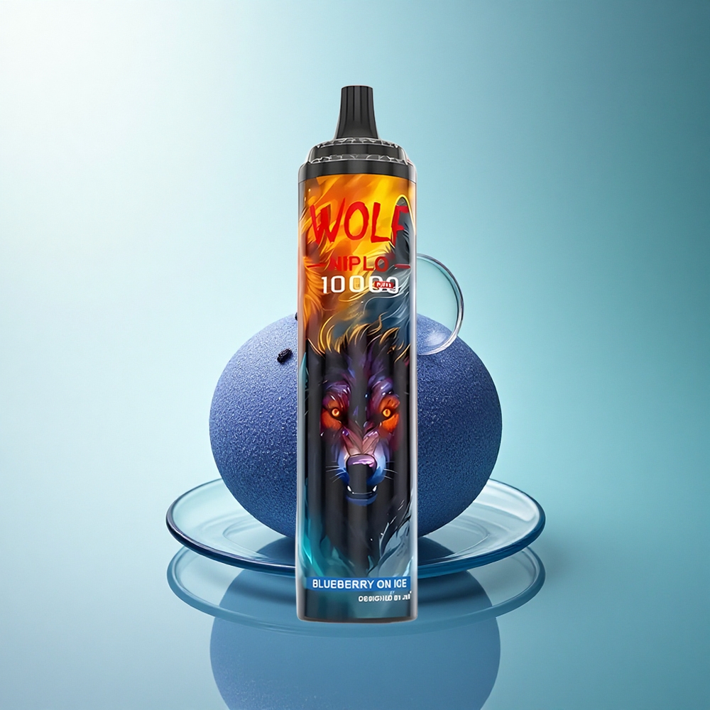 JNR Wolf Niplo 10000 Blueberry On Ice 20ml 5% Nicotine