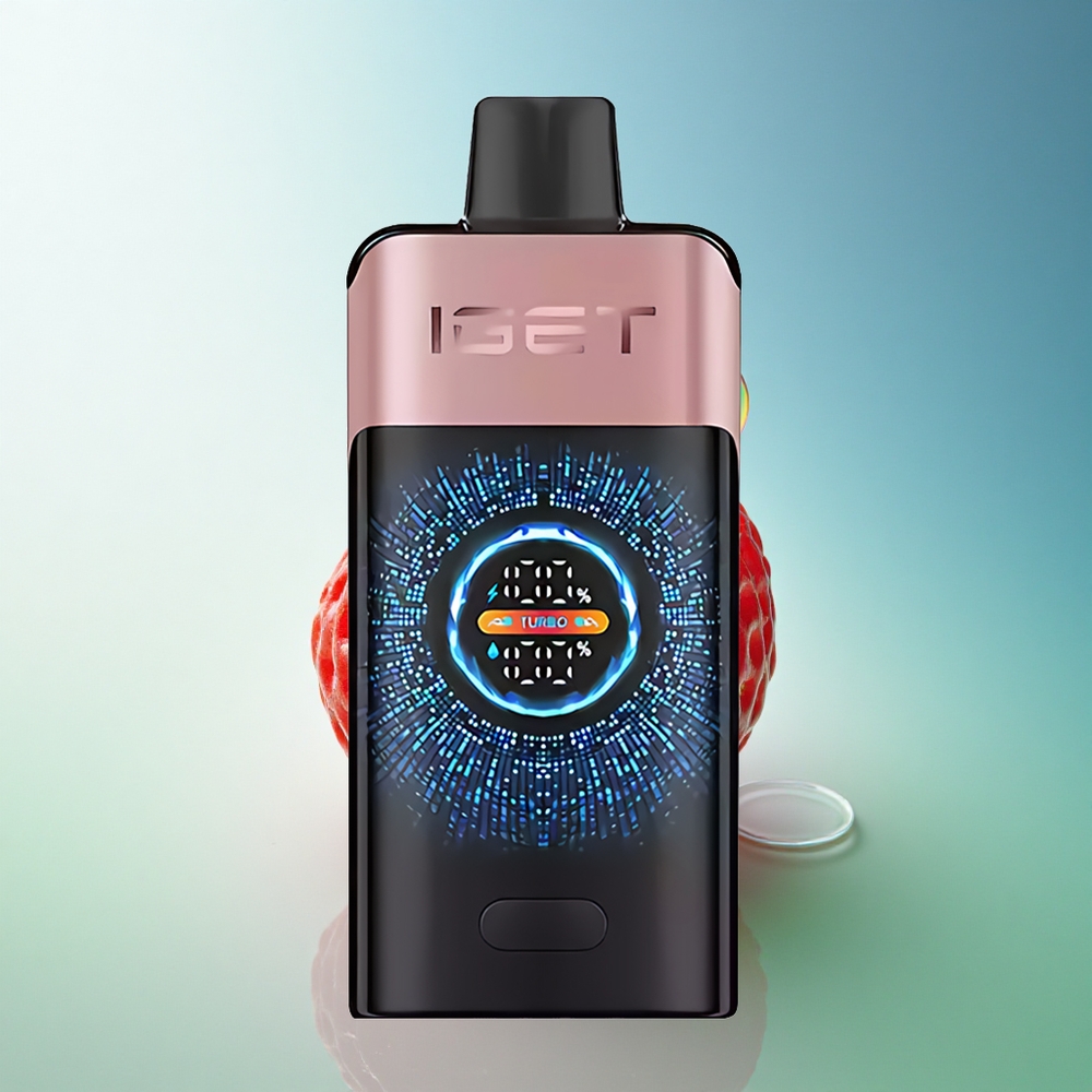 IGET ONE 12000 Puffs Chupa Chups Strawberry Dual Mesh 2700mAh PCTG+ALU+PC