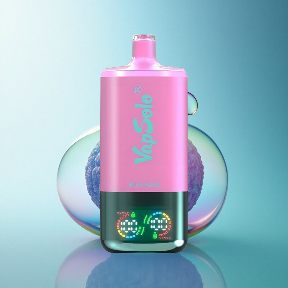 Vapsolo Triple 30000 Puffs Blue Razz Triple Tank 40ml Nicotine