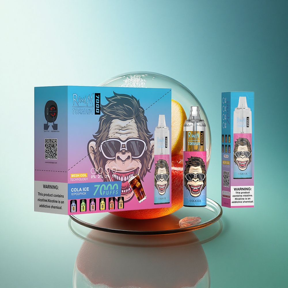 RandM Fumot Tornado 7000 Puffs Cola Ice Mesh 850mAh 5% Nicotine