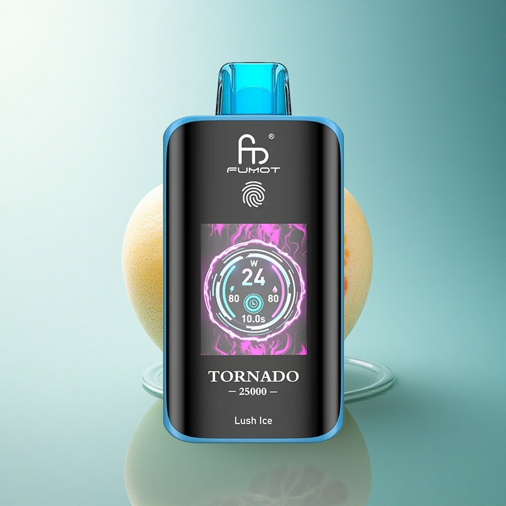 Fumot Tornado 25000 Puffs Lush Ice HD Screen 700mAh Rechargeable 20ml