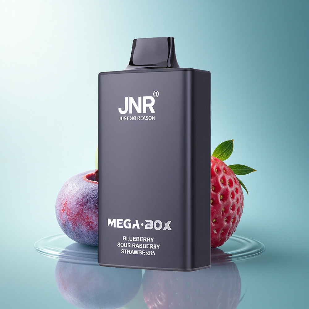 JNR Mega Box 25000 Blueberry Sour Raspberry Strawberry 30ml 850mAh 2% Nicotine
