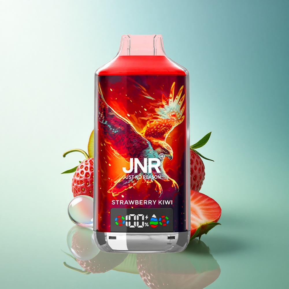 JNR Falcon X 18000 Strawberry Kiwi Dual Mesh 750mAh