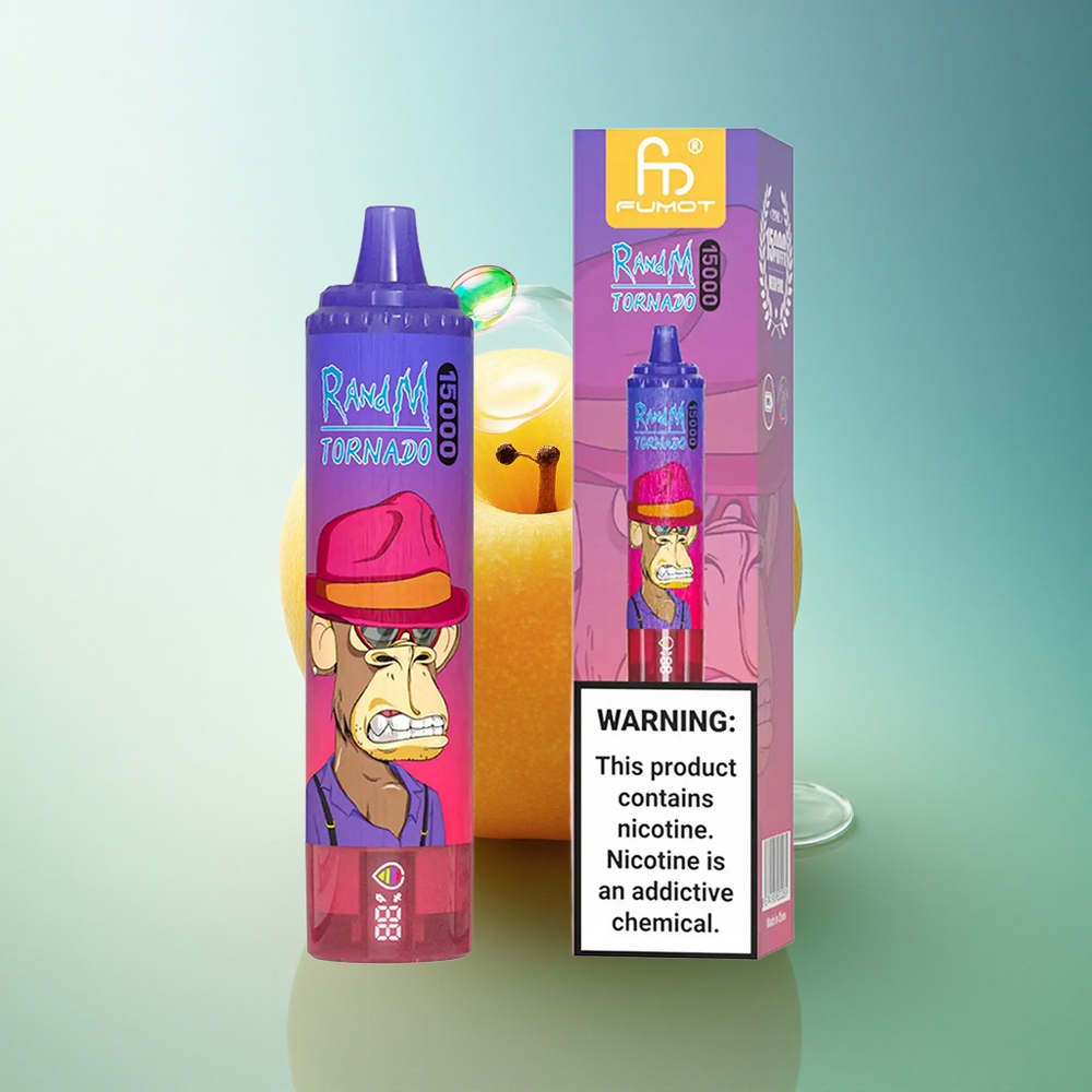 RandM Fumot Tornado 15000 Puffs Sour Apple Mesh Coil 850mAh