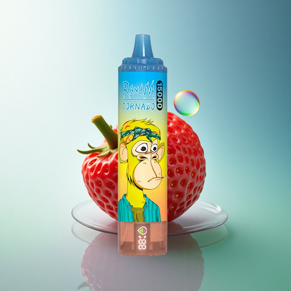 RandM Fumot Tornado 15000 Puffs Strawberry 25ml 850mAh Mesh